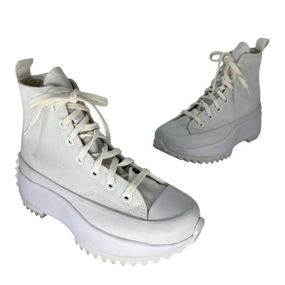 Converse Platform Run Star Hike High Sneakers Optical White - Picture 5 of 14